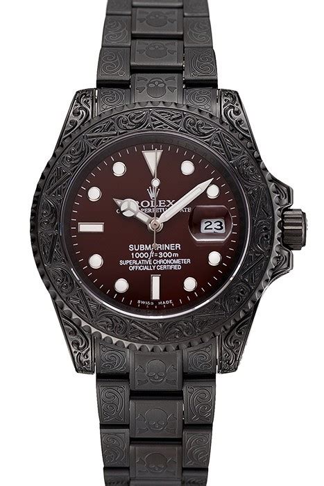 rolex submariner skull limited edition replica|rolex submariner equivalent.